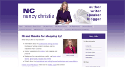 Desktop Screenshot of nancychristie.com